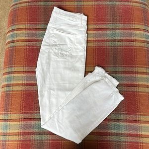 Mother - The High Waisted Lace Up Dazzler Ankle Chew in Almost Innocent